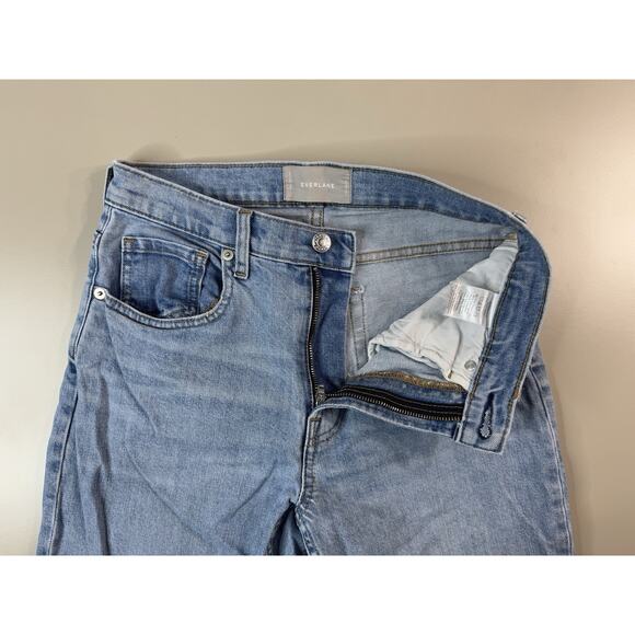 Everlane Womens High Rise Straight Denim Jeans 26 Light Wash Classic Preppy City - Picture 5 of 11